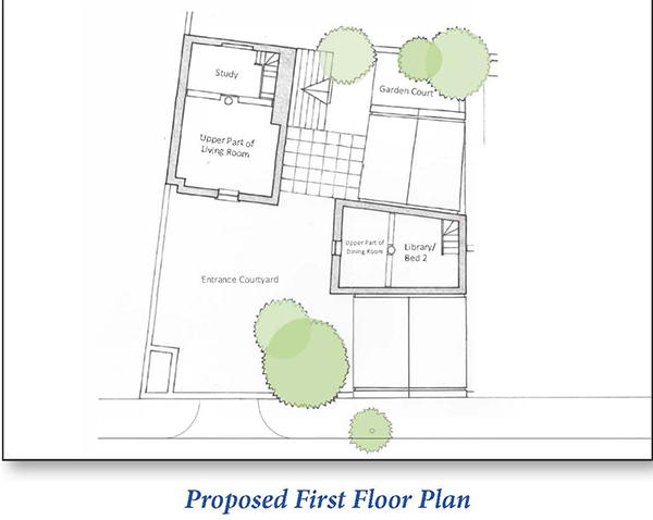 Lot: 25 - FREEHOLD SITE WITH PLANNING - Proposed Ground Floor Plan